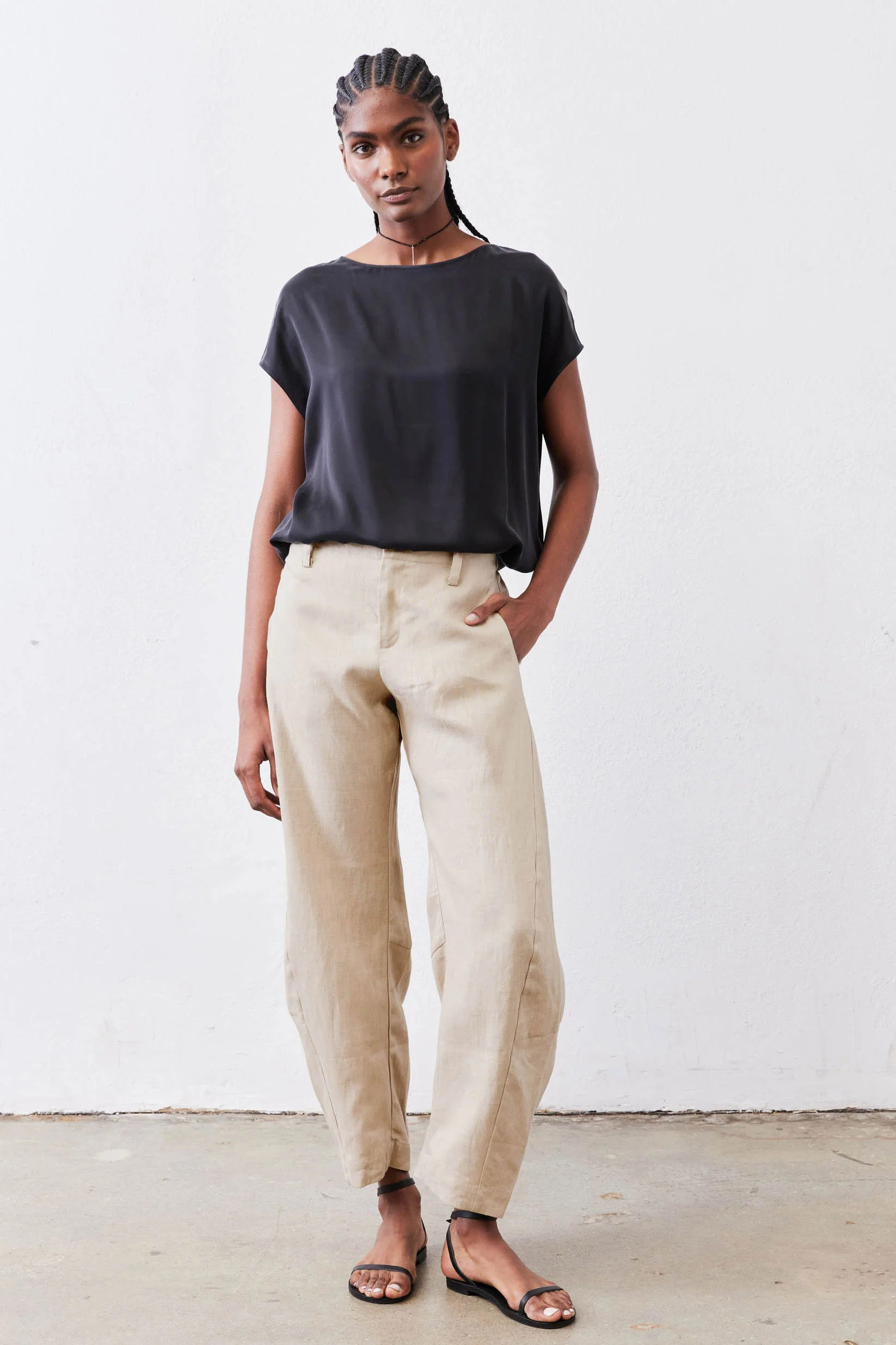 The Uptown Loose Linen Pants | Ruti