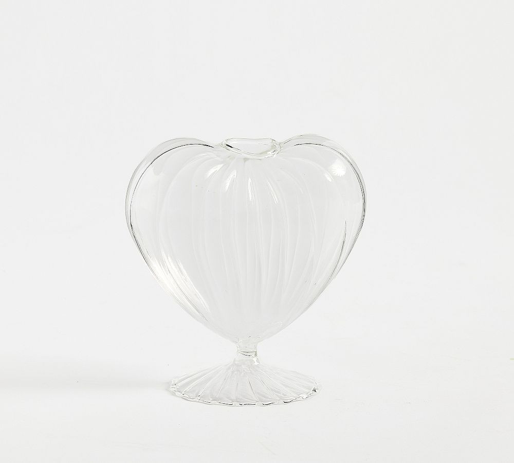 Heart Glass Vase | Pottery Barn (US)