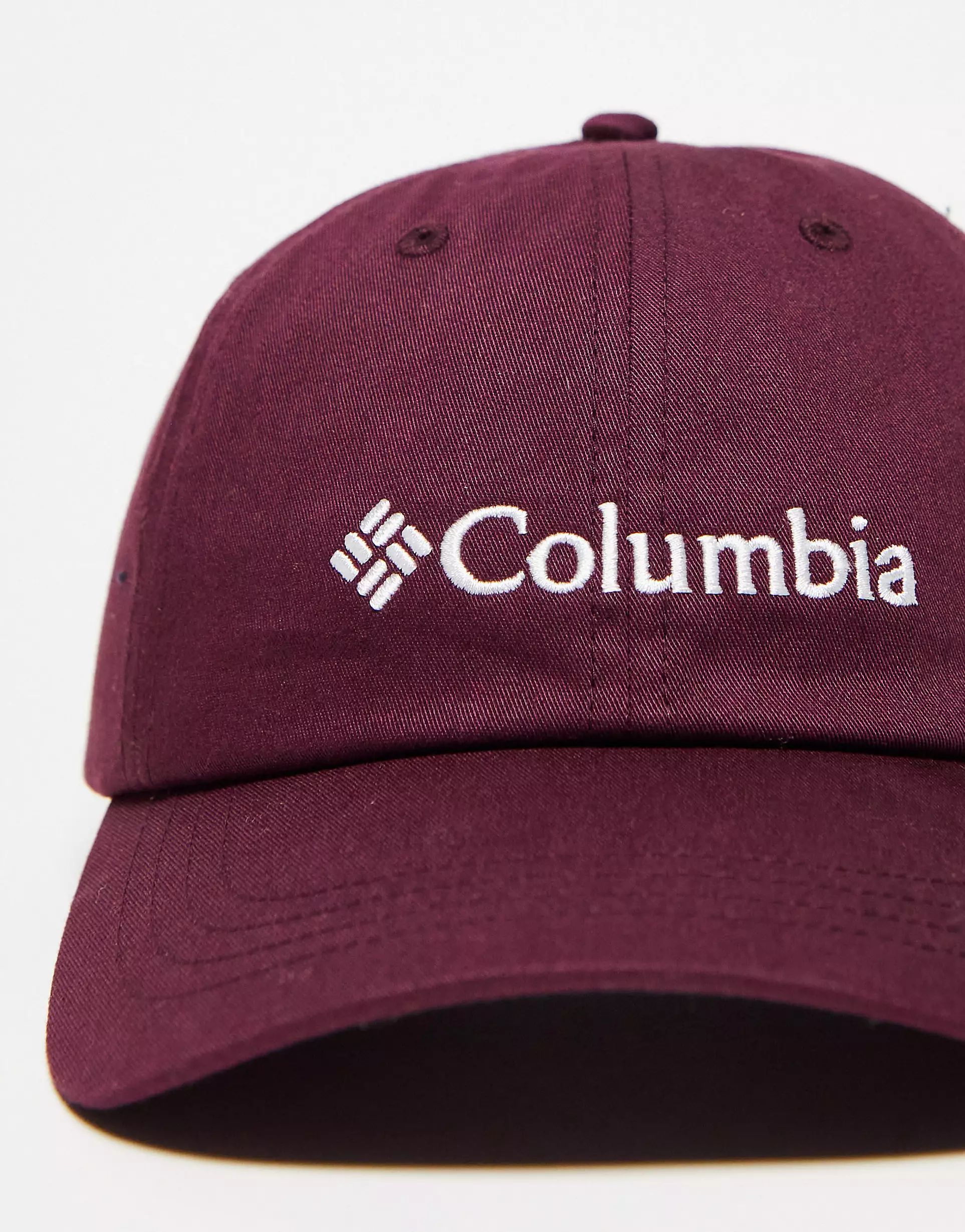 Columbia Unisex ROC II ball cap in burgundy | ASOS (Global)