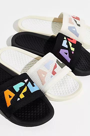 APL Big Logo TechLoom Slide Sandals | Free People (Global - UK&FR Excluded)