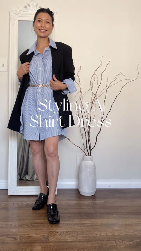 My twist on styling this shirt dress! 

#LTKstyletip #LTKsalealert #LTKfindsunder50