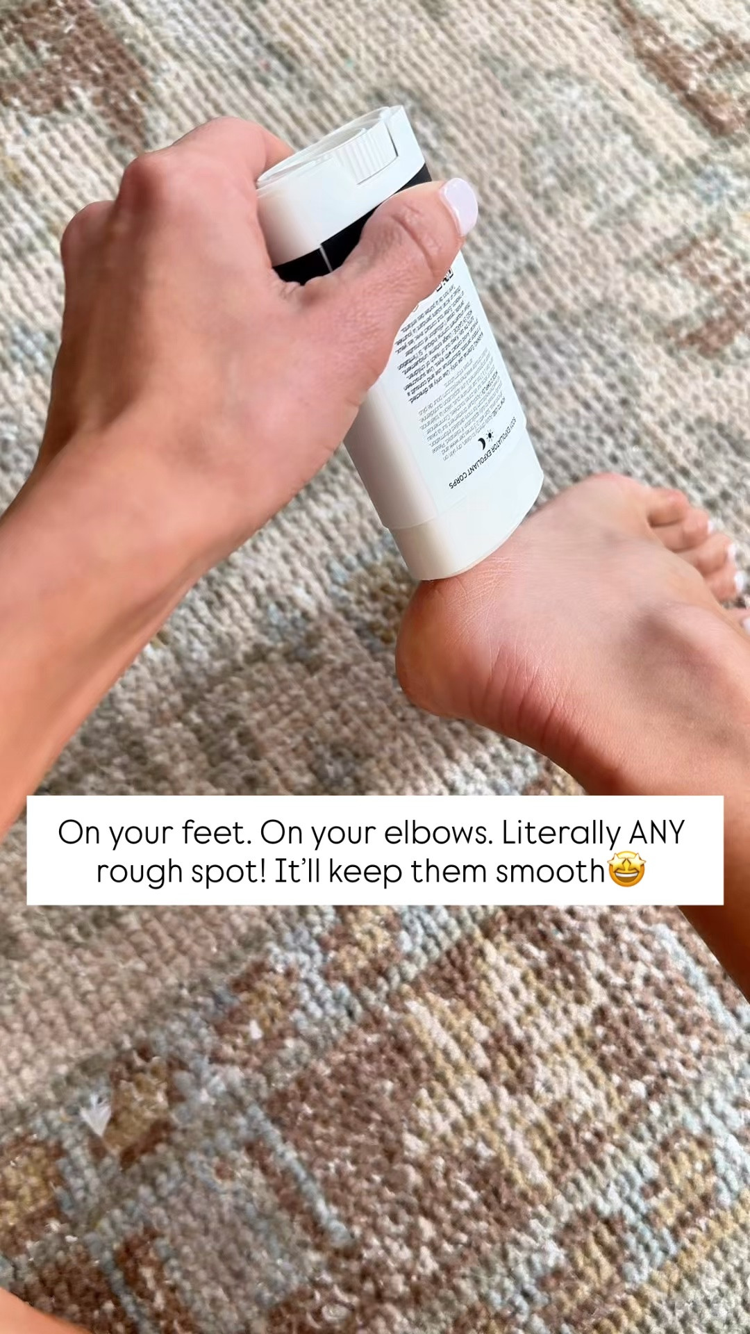 Rub this on your feet, elbows, knees, or any rough spots to keep them smooth! I rub on my feet at night before bed. You can add socks to seal everything in! Glycolic stick for body.

#LTKmorningroutine #LTKselfcare #LTKBeauty