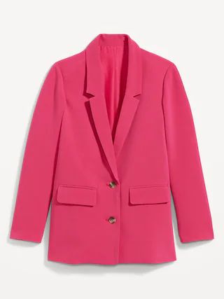 Textured Suit Blazer for Women | Old Navy (US)