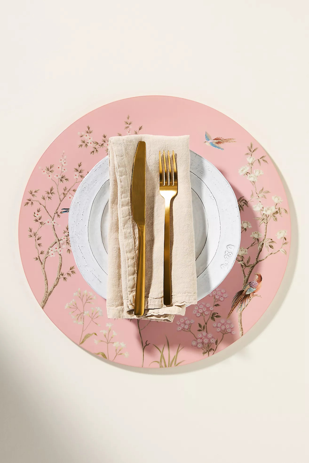 Addison Ross Chinoiserie Lacquered Placemats, Set of 4 | Anthropologie (US)
