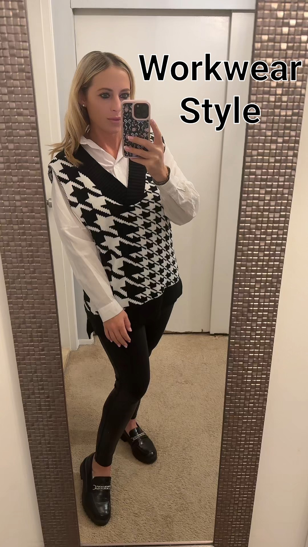 Work Outfit. Teacher outfit. Office outfit. Business casual. Amazon fashion. Sweater vest. Loafers. Neutral outfit.

#LTKFindsUnder50 #LTKWatchNow #LTKWorkwear