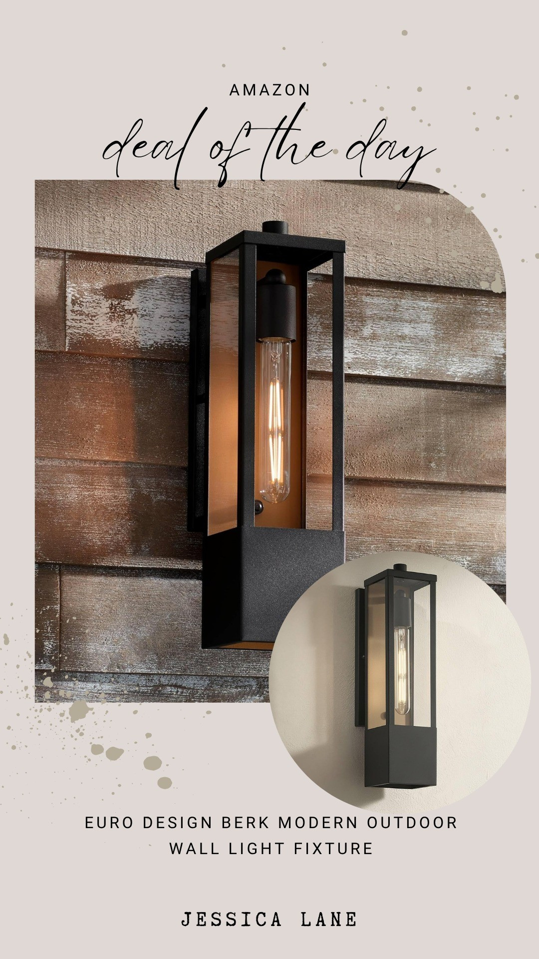 This Euro-style outdoor wall light fixture adds a sophisticated modern touch to any exterior. The clean lines and clear glass design provide beautiful curb appeal for your entryway. #exteriorlighting #amazonhome #modernhome #homedecor

#LTKSaleAlert #LTKHome