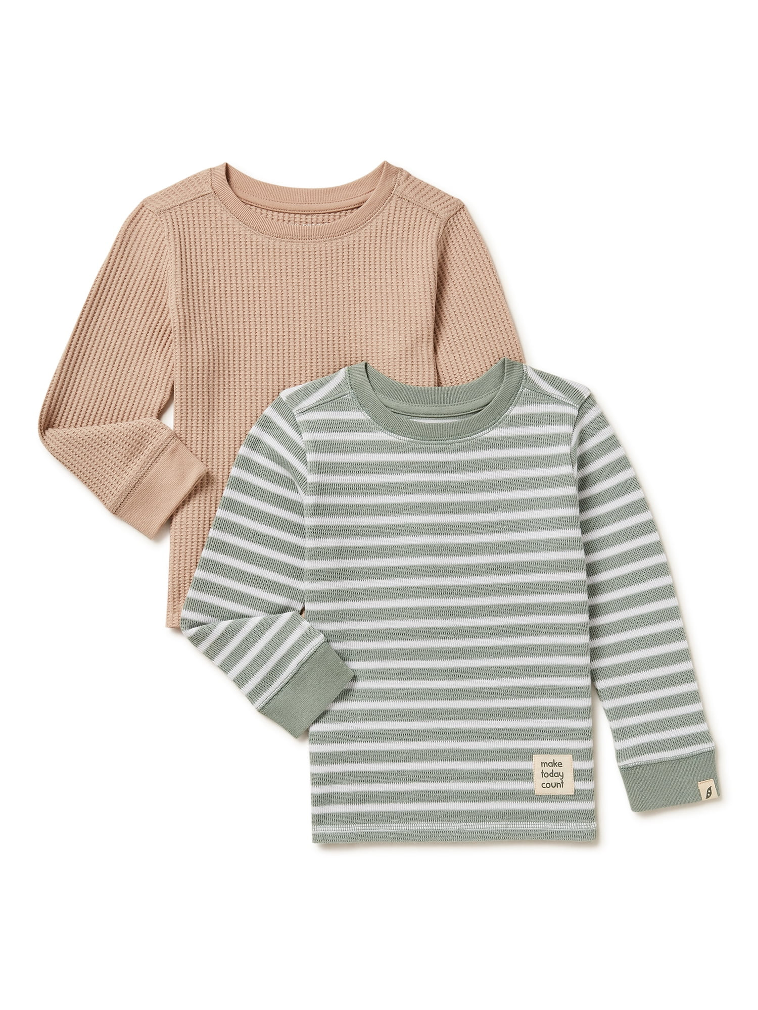 easy-peasy Baby and Toddler Boy Long-Sleeve T-Shirts, 2-Pack, Sizes 12M-5T | Walmart (US)