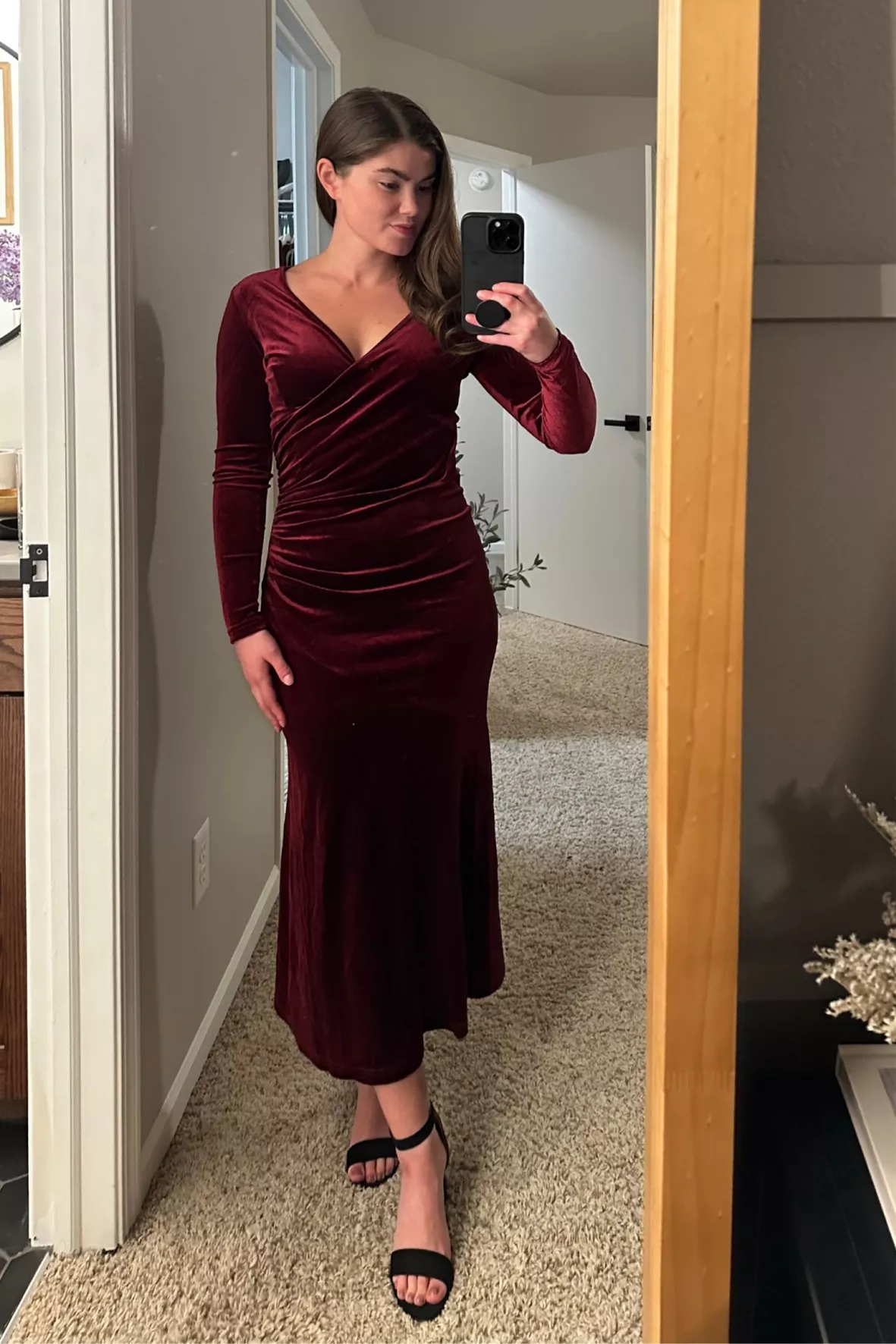 amazon velvet dress This From Is My Go-to for All Fall and Winter Weddings Homewiththehamanns on LTK