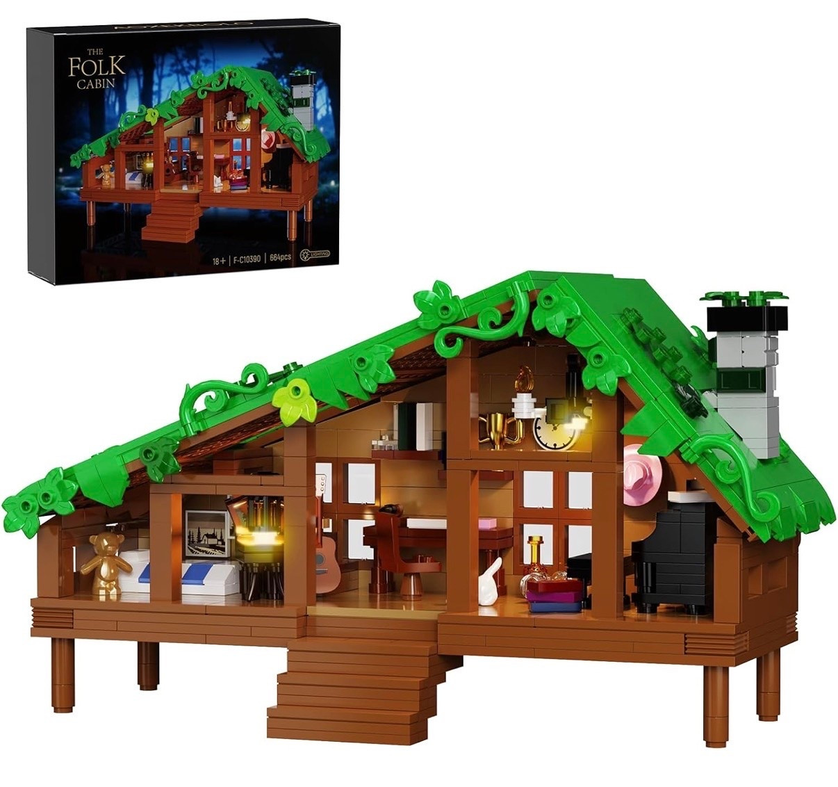 Taylor Swift Folklore Cabin Lego 🪵🌿🕯️

#LTKmomlife #LTKHome #LTKKids