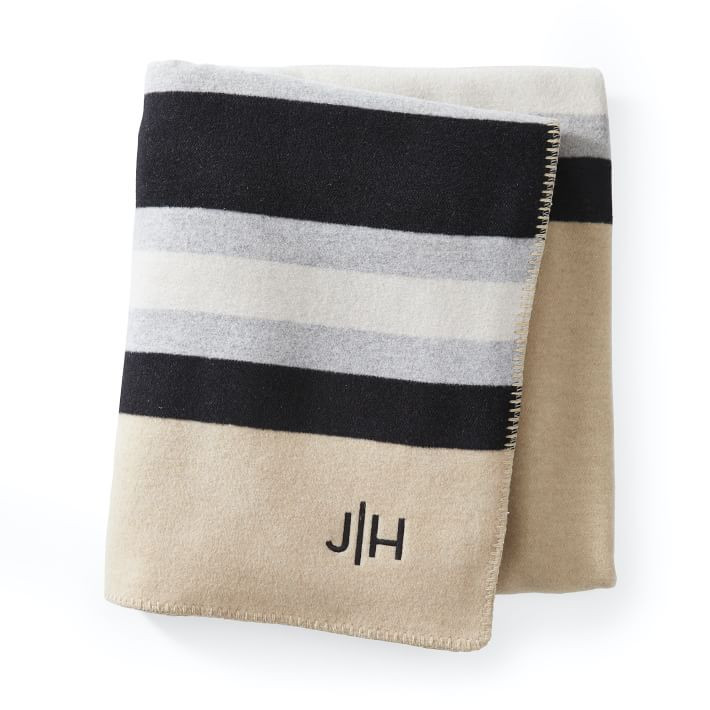 Johanna Howard Stripe Throw Blanket | Mark and Graham