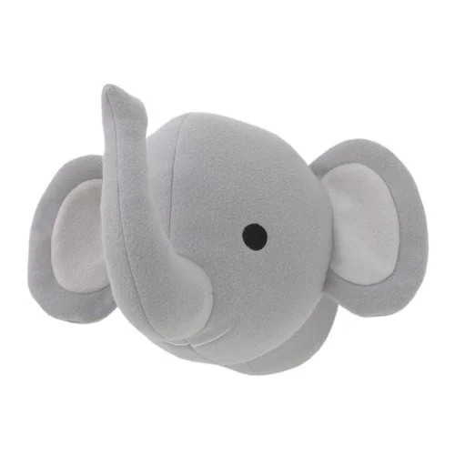 Little Love by NoJo Grey Elephant Plush Head Wall Décor | Walmart (US)
