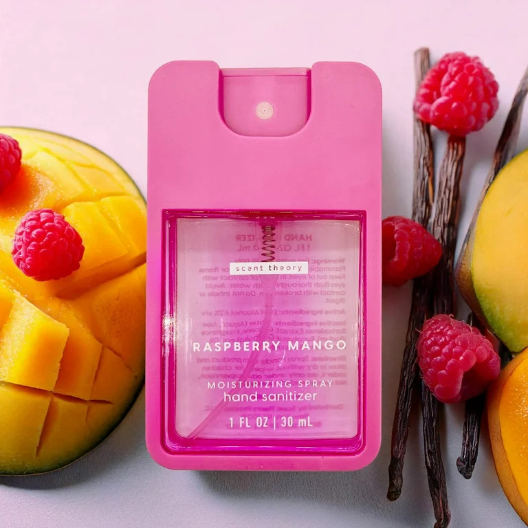 Scent Theory Hand Sanitizer Spray, Raspberry Mango, 1 fl oz | Walmart (US)