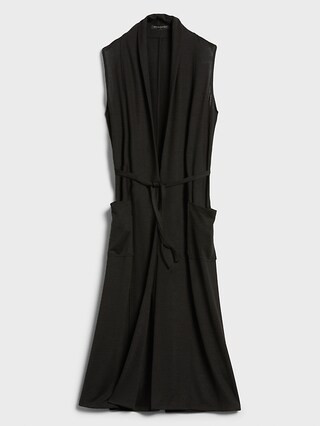 LuxeSpun Long Vest | Banana Republic Factory