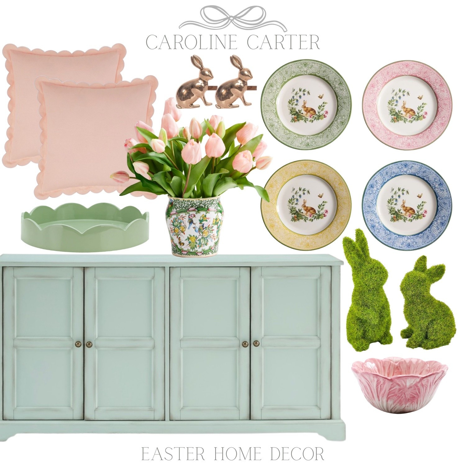 Pastel Easter home decor finds 🐇🌷

Easter decor, pastel home decor, spring home decor, bunny decor, chinoiserie plates, scalloped tray, moss bunny decor, tulip centerpiece, grandmillennial decor, spring tablescape, cottagecore decor, Easter entertaining

#LTKHome #LTKSeasonal #LTKSpringSale