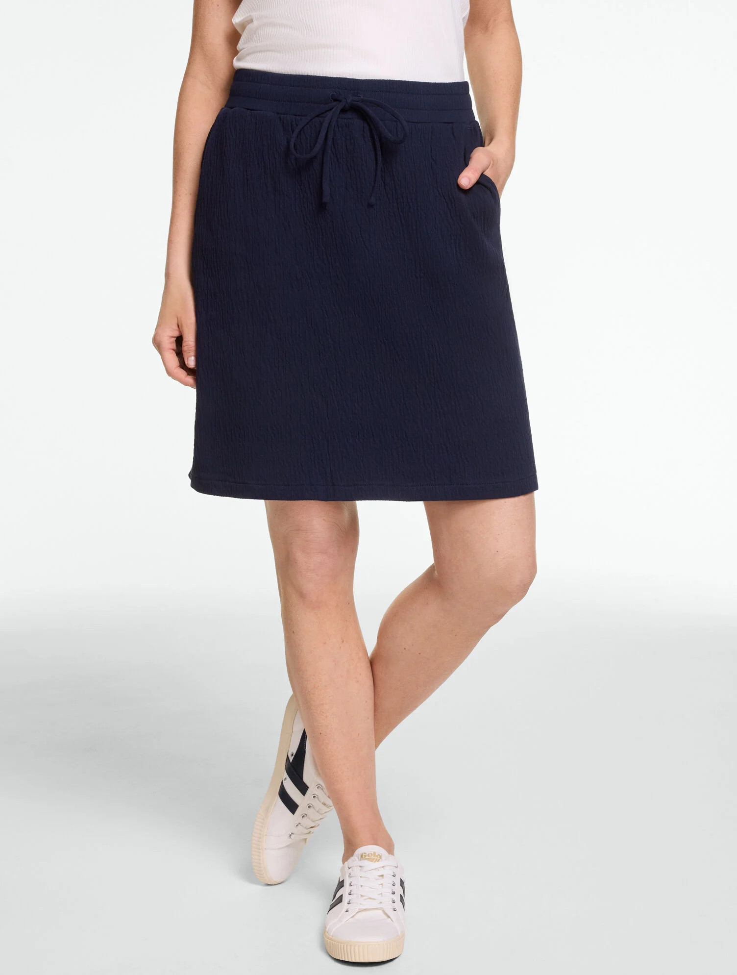 Crinkle Gauze Skirt | Talbots