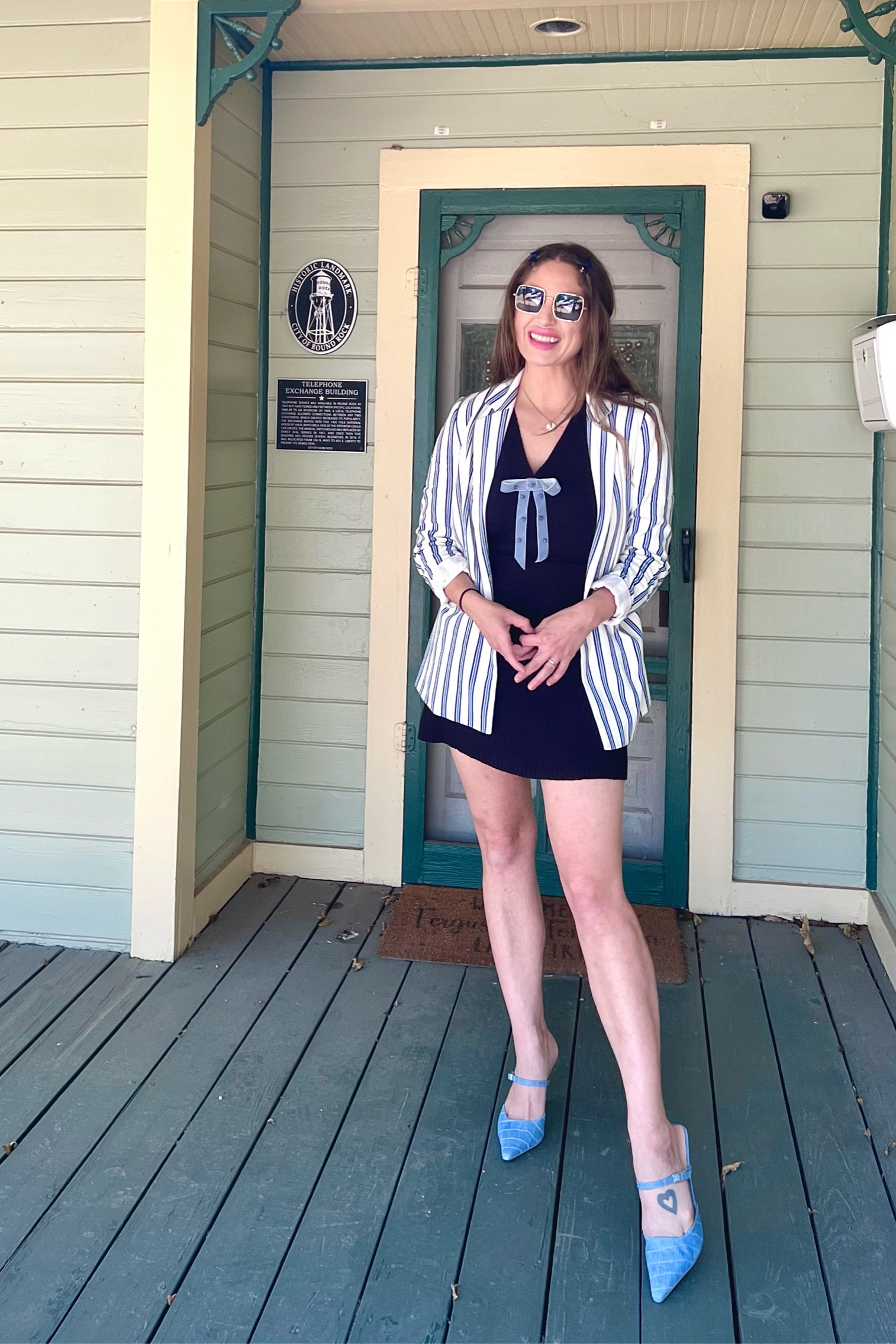 Always a fan of a *good* 2-piece set (& from Amazon!) or dress & a fun blazer. 

BTW - this set is not “sexy” or skimpy like the Amazon description describes - I’m wearing my normal size (L) here. 🤷🏻‍♀️

#LTKStyleTip #LTKWorkwear #LTKSeasonal