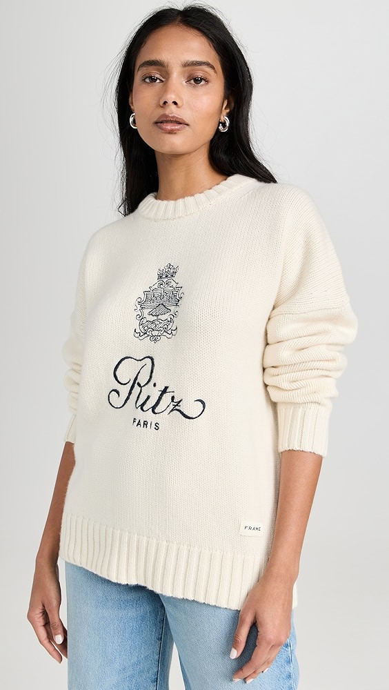 FRAME FRAME x Ritz Paris Unisex Cashmere Sweater | Shopbop | Shopbop