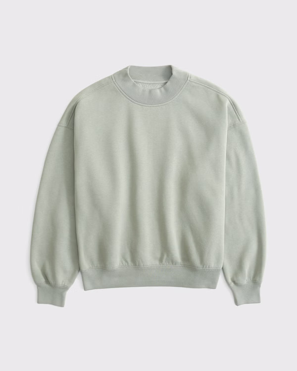 Women's Sunday Mockneck Crew | Women's New Arrivals | Abercrombie.com | Abercrombie & Fitch (US)