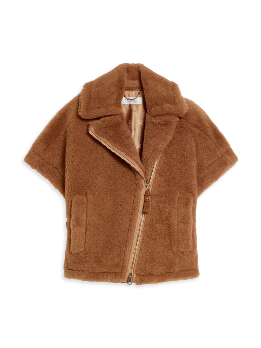 Newmanto Camel Wool Sherpa Jacket | Saks Fifth Avenue