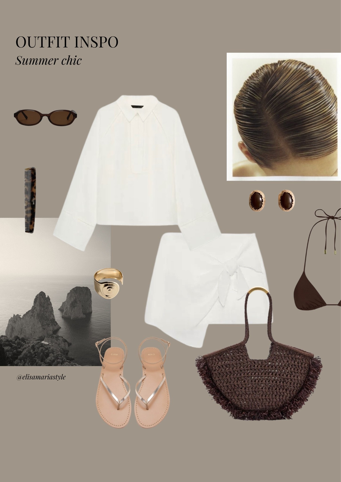 Chic summer outfit idea 🤎

#LTKootd
