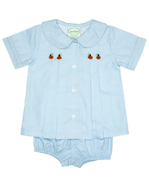 Pumpkin Diaper Set | Grace and James Kids