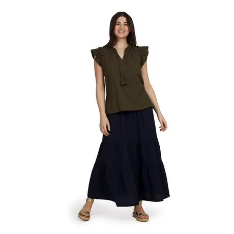 CHAPS  FLUTTER TOP, CHAPS  FLUTTER TOP | Walmart (CA)