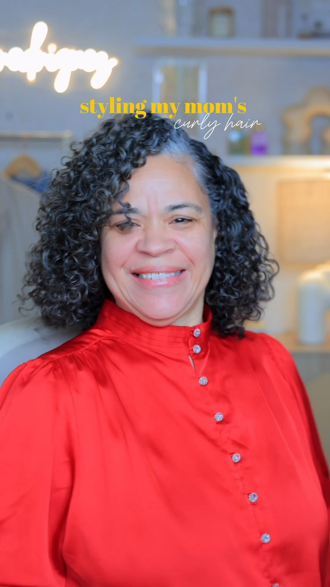 Curly hair routine on my mom!! 

#LTKHoliday #LTKOver40 #LTKBeauty