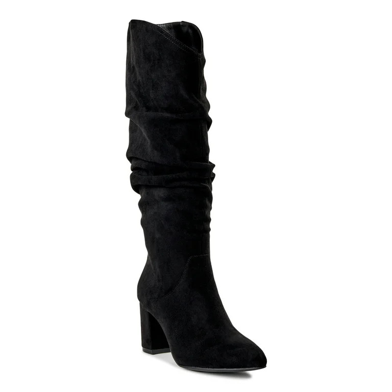 Time and Tru Women's Tall Slouch Boots | Walmart (US)