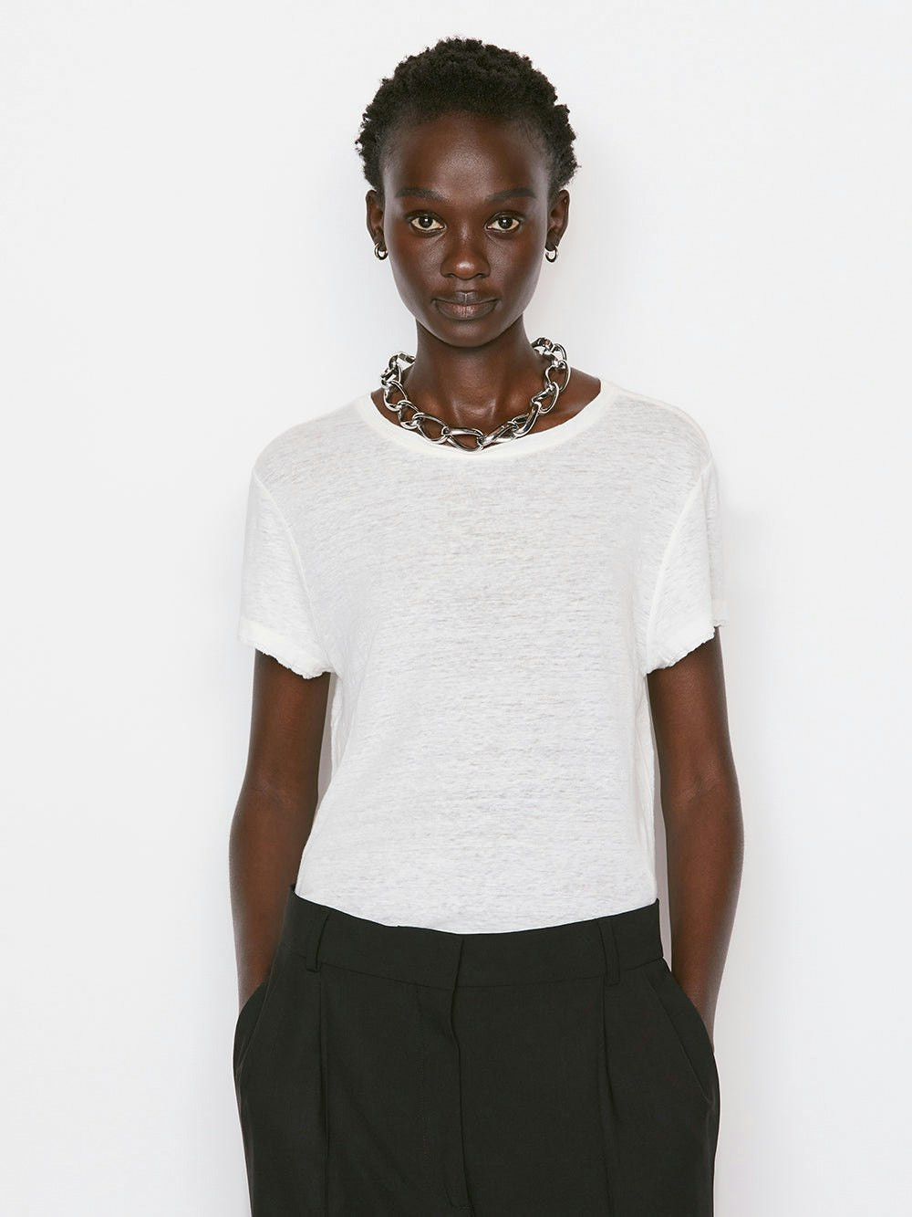 Easy True Tee -- Blanc | Frame Denim