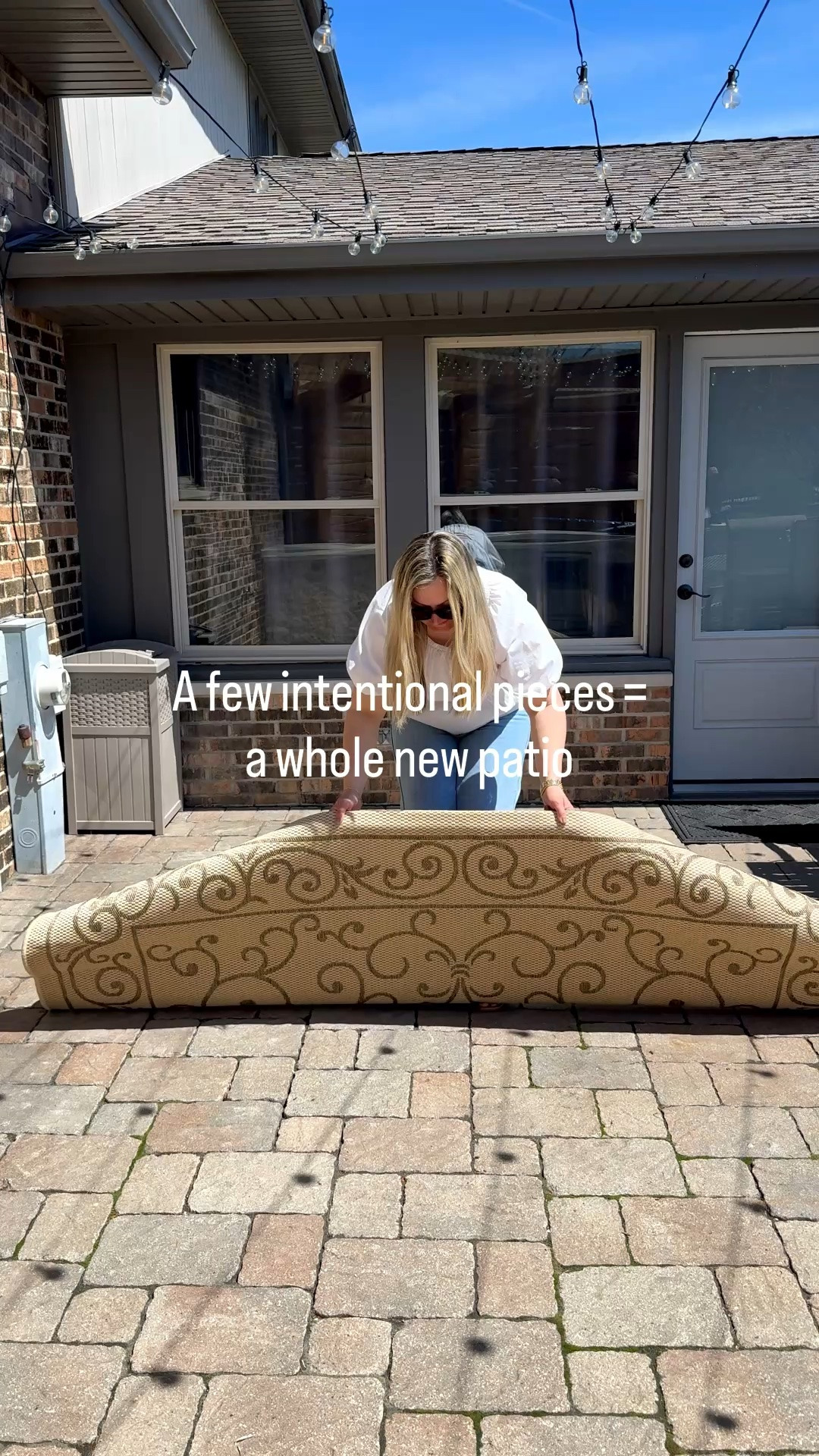A few intentional pieces = a whole new patio 🤍

#LTKHome #LTKSaleAlert #LTKSeasonal