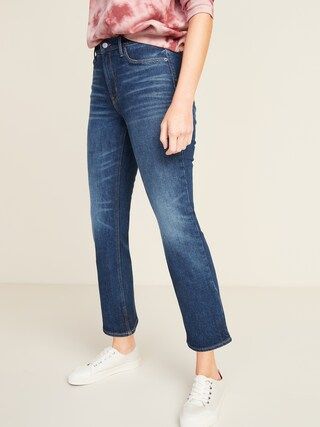 High-Waisted Crop Flare Ankle Jeans for Women | Old Navy (US)