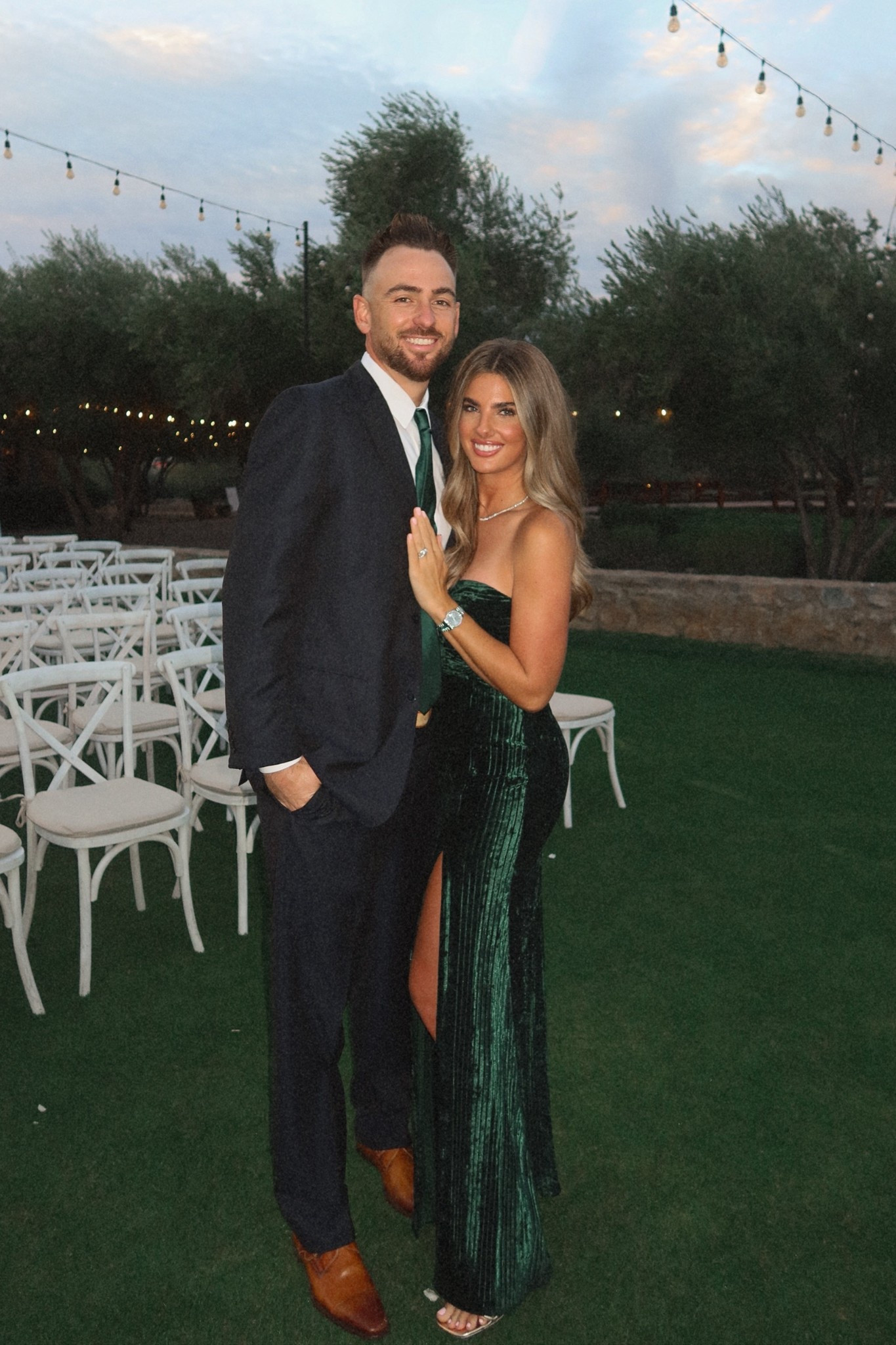 Wedding guest dress💚