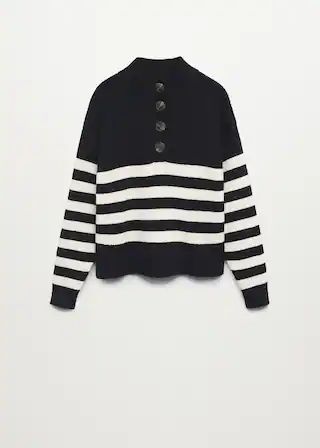 Striped knit sweater | MANGO (US)