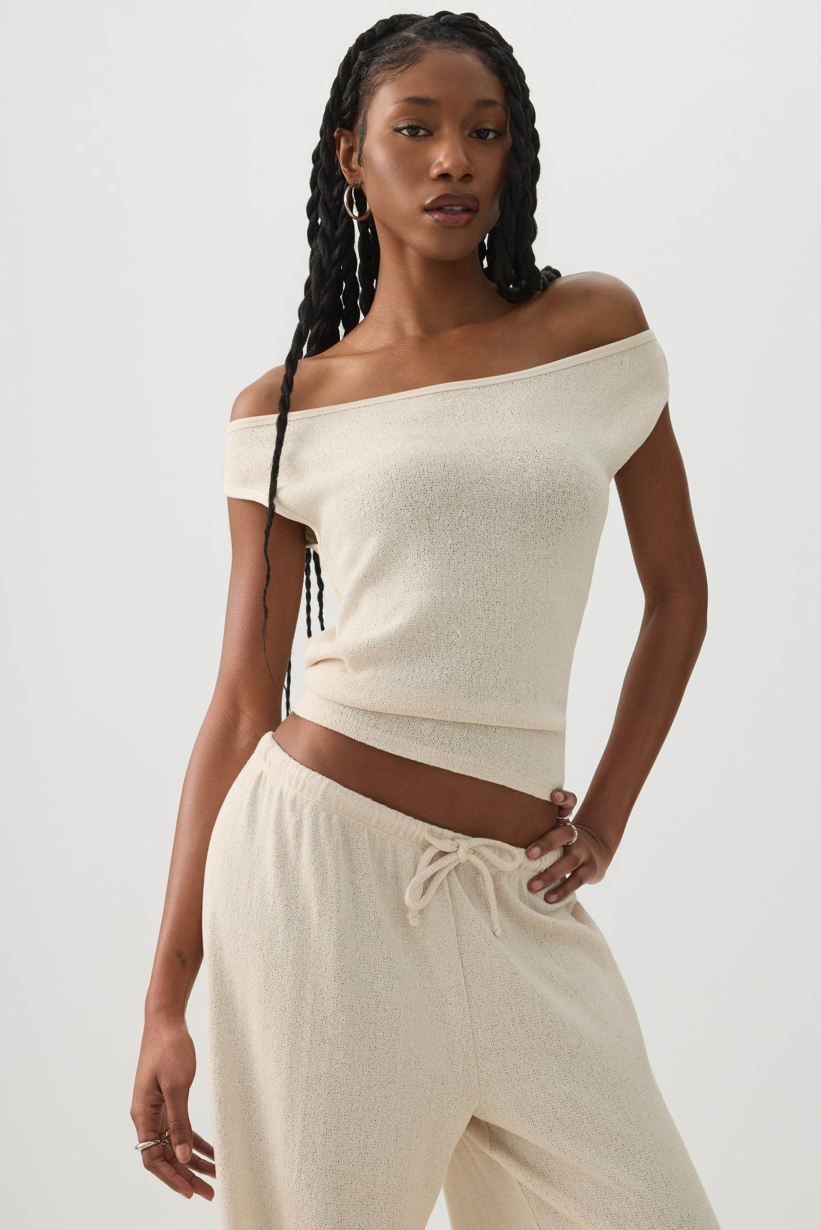 Off Shoulder Knit Top | Ardene