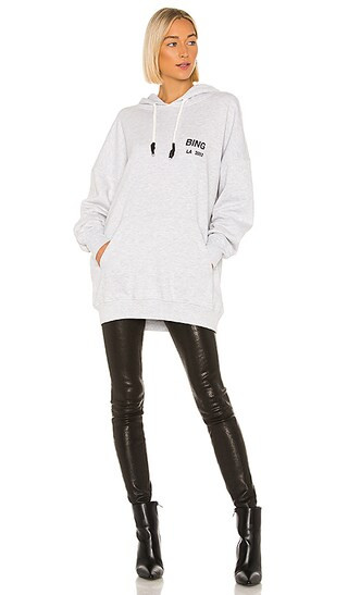 Lottie Hoodie in Grey | Revolve Clothing (Global)