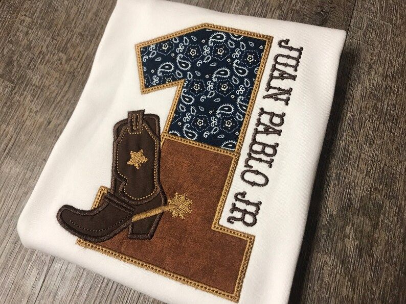Cowboy First birthday shirt, Cowboy Boot 1st Birthday outfit, Country Birthday Party, Farm boy ou... | Etsy (US)