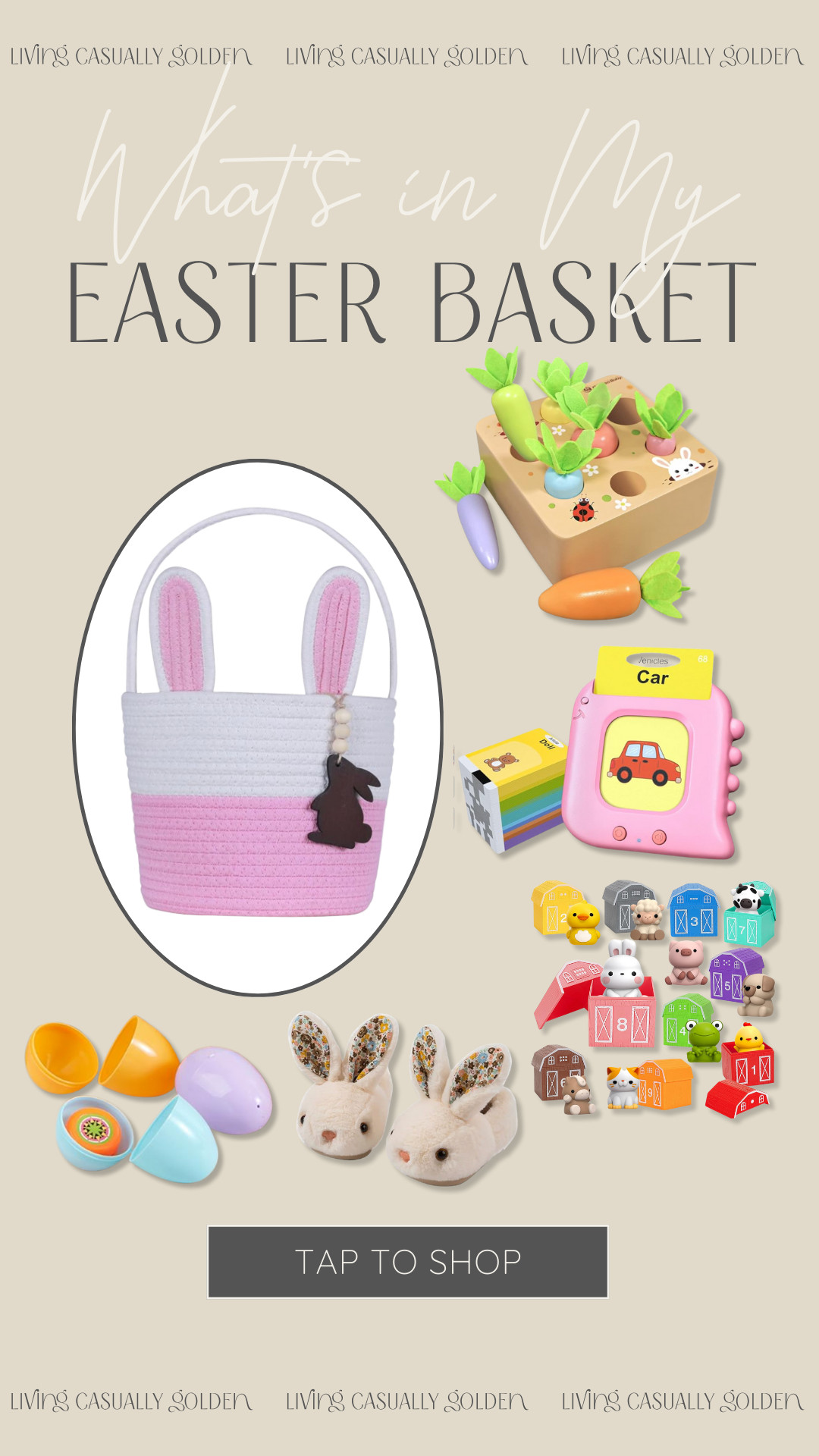 Toddler Easter Basket Favorites | Grabbed a few cute toys for my toddlers Easter basket this year. I am so obsessed with the bunny slippers and cannot wait to see her wear them! 

 

#LTKGiftGuide #LTKBaby #LTKKids