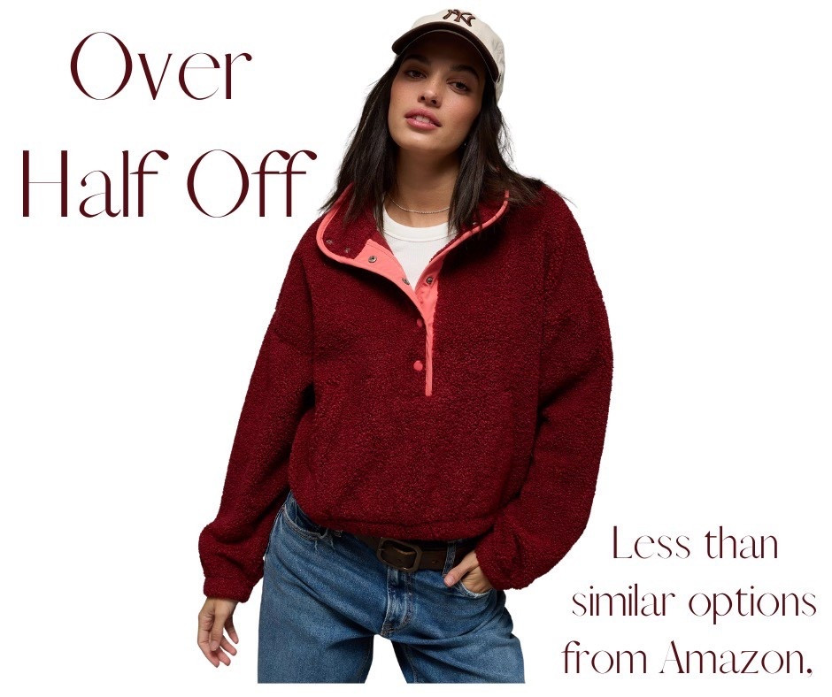 Save over half on this Sherpa pullover!!! So cozy and great quality!! 

#LTKSaleAlert #LTKFindsUnder50 #LTKGiftGuide