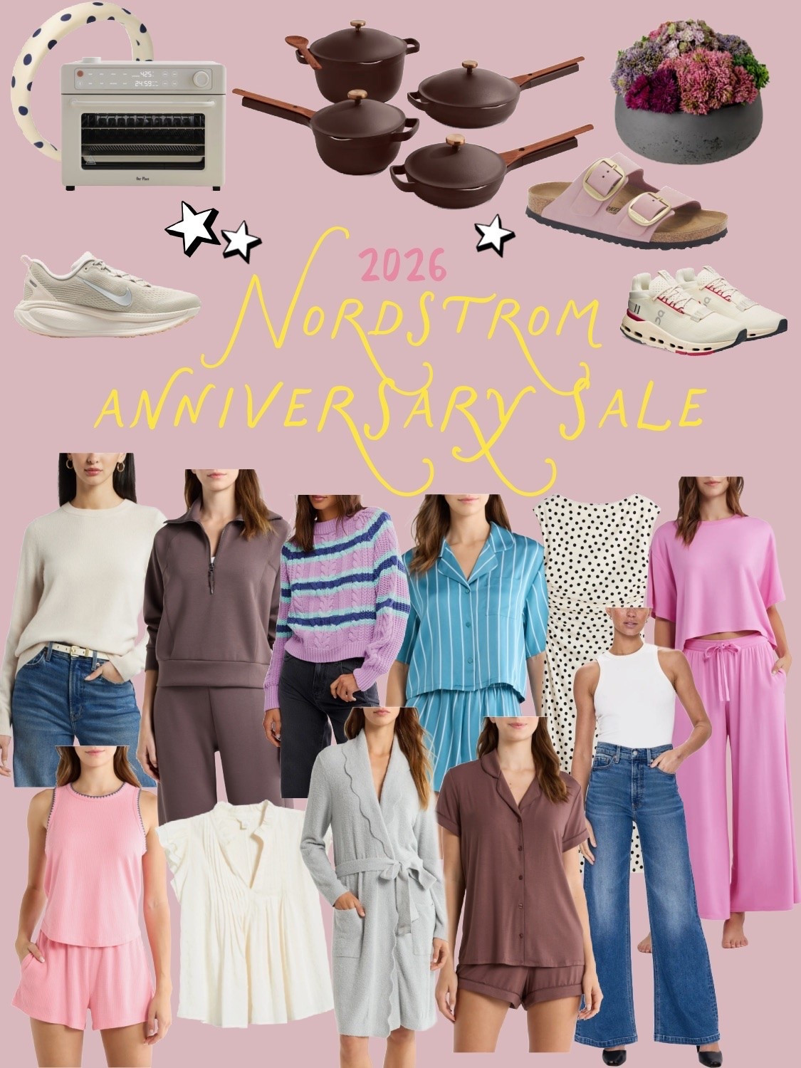 🛍️ NORDSTROM ANNIVERSARY SALE 2026: The Ultimate Wishlist Top Picks!

The Nordstrom Anniversary Sale preview is officially LIVE, and the wishlist building has begun! ✨ From viral home kitchen must-haves to the absolute best in cozy loungewear and everyday sneakers, I am breaking down the top bestsellers that will sell out first this year.  

🔥 THE TOP 4 TO WISHLIST NOW:
1. Our Place Wonder Oven & Cookware: The ultimate aesthetic kitchen upgrade is heavily discounted!
2. Viral Footwear: On Cloud sneakers, classic Nikes, and the iconic Birkenstock Arizona Big Buckle sandals.
3. Luxe Loungewear & Pajamas: Scalloped Barefoot Dreams robes, cozy matching lounge sets, and silky striped button-up PJs.
4. Fall Transition Staples: Wide-leg denim, striped cable-knit sweaters, and perfect white blouses.  

💡 Shopping Pro-Tip: Things sell out during Early Access! Click the link in my bio to head straight to my LTK shop and add these exact items directly to your Nordstrom Wish List so you can check out instantly when your tier opens to shop! 🛒
Which category are you shopping first this year? 

#NordstromSale #NSale #NordstromAnniversarySale #NordstromSale2026 #NSale2026

#LTKHome #LTKmomlife #LTKgrwm