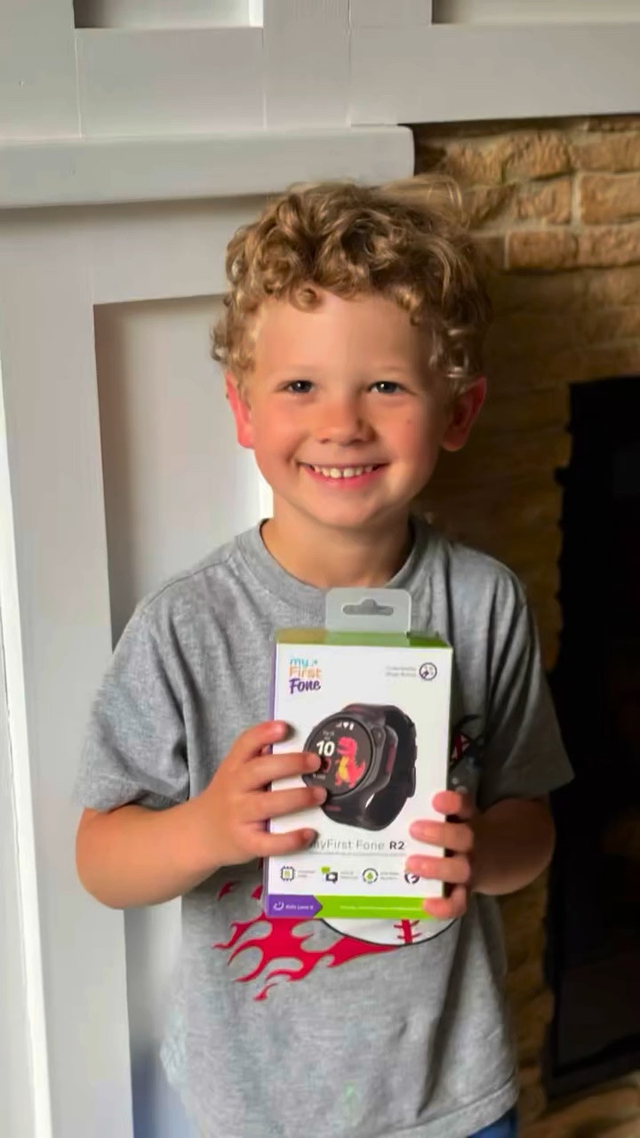 His first smartwatch and he’s already cooler than me 😂⌚️ 

@influenster @myfirst.tech.usa 
#complimentary #momfinds #smartwatchforkids #parentinghack #fyp