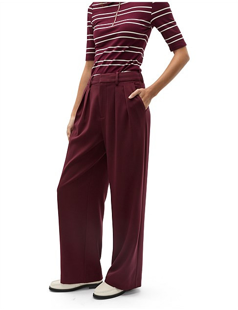 Seed Heritage Tailored Pleat Pant | David Jones | David Jones (Australia & New Zealand)