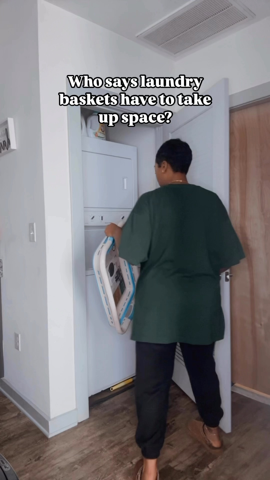 Who says laundry baskets have to take up space? No one will even know you have one. Who else likes useful things you can hide? 

#LTKFindsUnder50 #LTKHome
