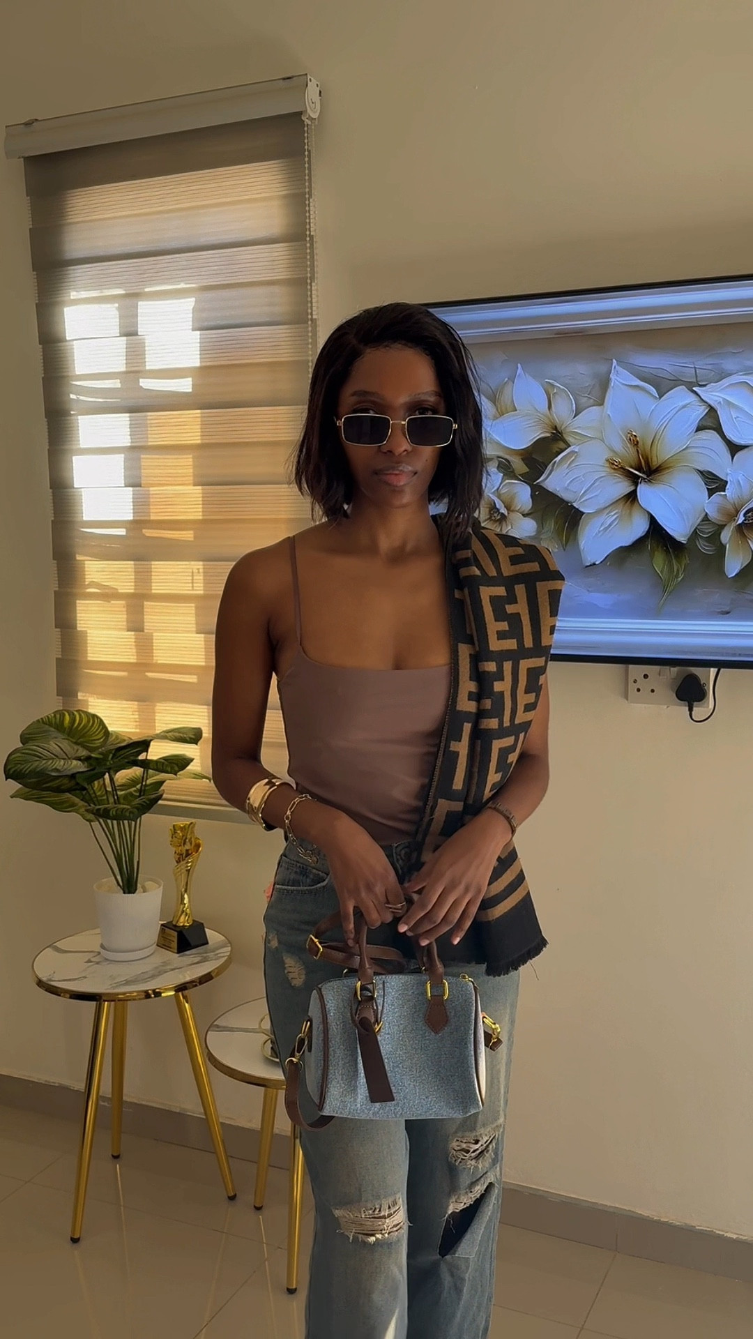 summer outfits look best when your throw on accessories to elevate the look, love the final look- but this was just a simple fitted bodysuit (gives a clean silhouette always) and a pair of straight leg jeans. And accessories for a cherry on topp

#LTKootd #LTKdayinmylife #LTKgrwm