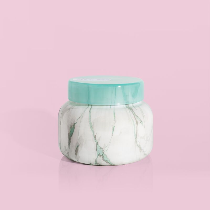 Coconut Santal Modern Marble Signature Jar, 19 oz | Capri Blue | Capri-Blue