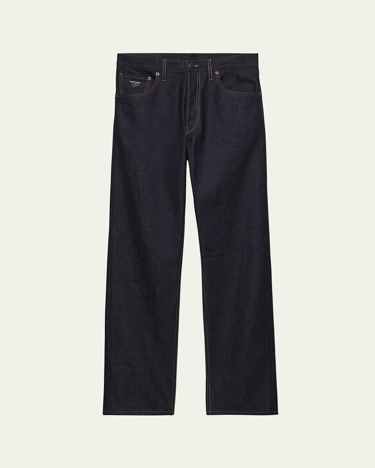 Men's Raw Denim Straight Leg Jeans | Bergdorf Goodman