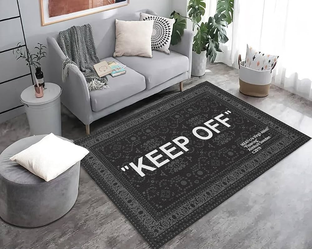 Keep Off Area Rugs 3D Printed Large Carpet Modern Aesthetic Rug forLiving Room Bedroom Decor Mat ... | Amazon (US)