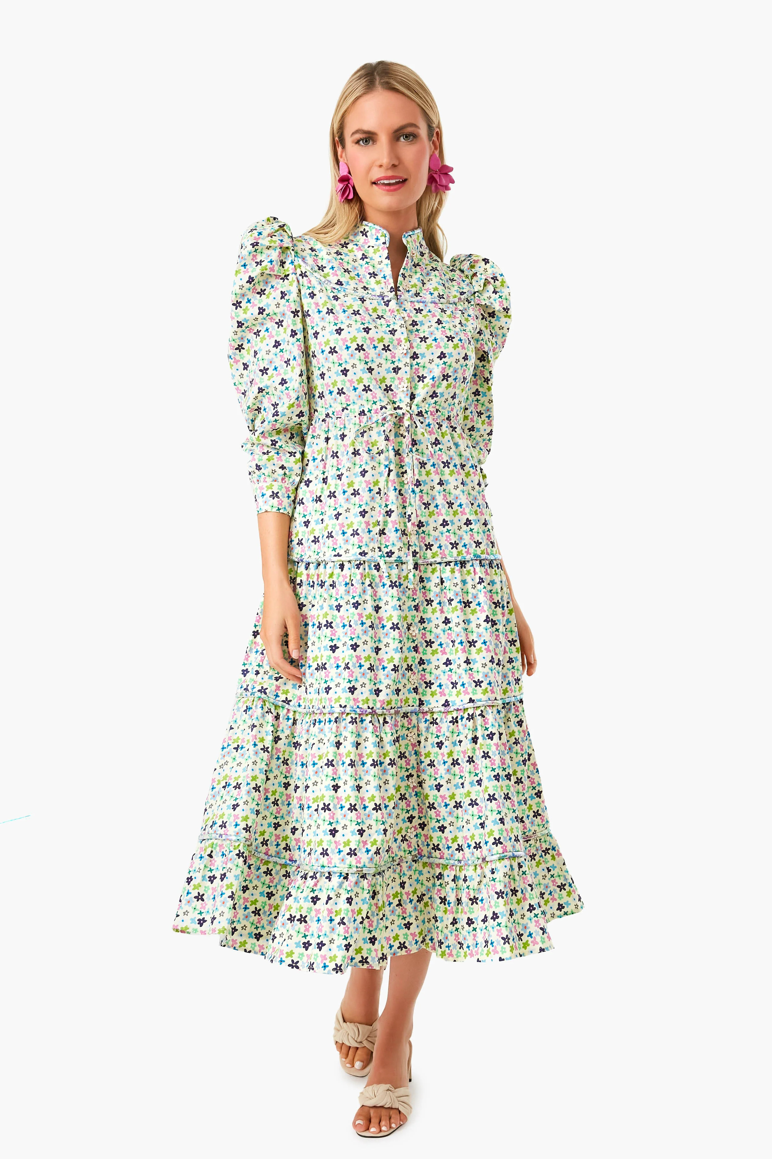 Cream Sabina Dress | Tuckernuck (US)