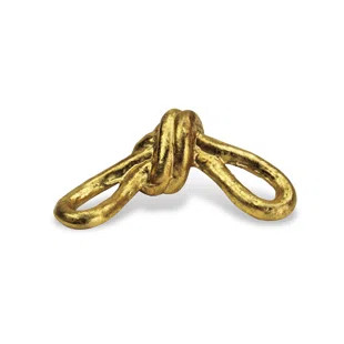 17 Stories Rustic Gold Cast Iron Knot Décor | Wayfair | Wayfair Professional