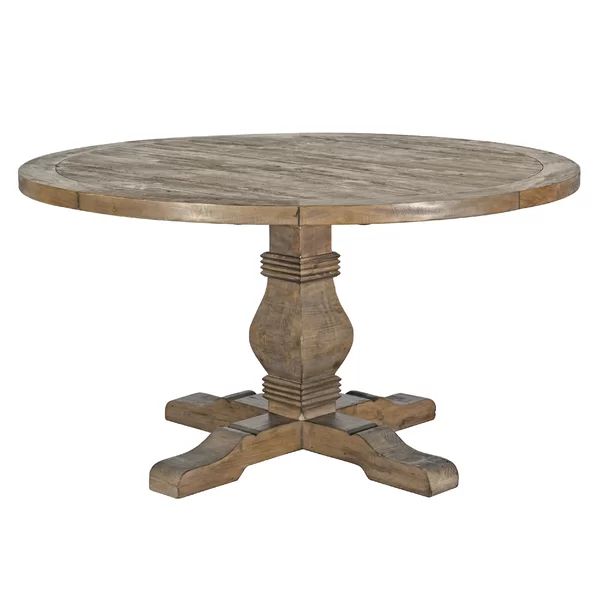 Medfield Pine Solid Wood Pedestal Dining Table | Wayfair North America