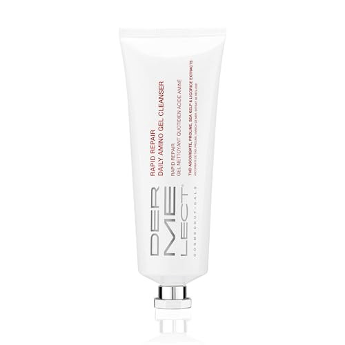 Dermelect Rapid Repair Daily Amino Gel Cleanser - Hydrating, pH-Balanced, Gentle Exfoliation, Sulfate & Fragrance-Free, Suitable for All Skin Types 4.0 oz | Amazon (US)